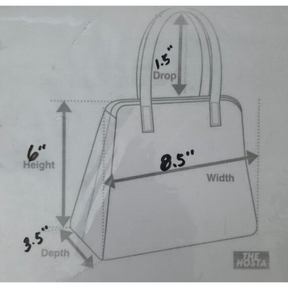 Laurel Burch Multicolor Cat Gato Pattern Canvas Mini Handbag With Wooden Handles - Picture 10 of 10